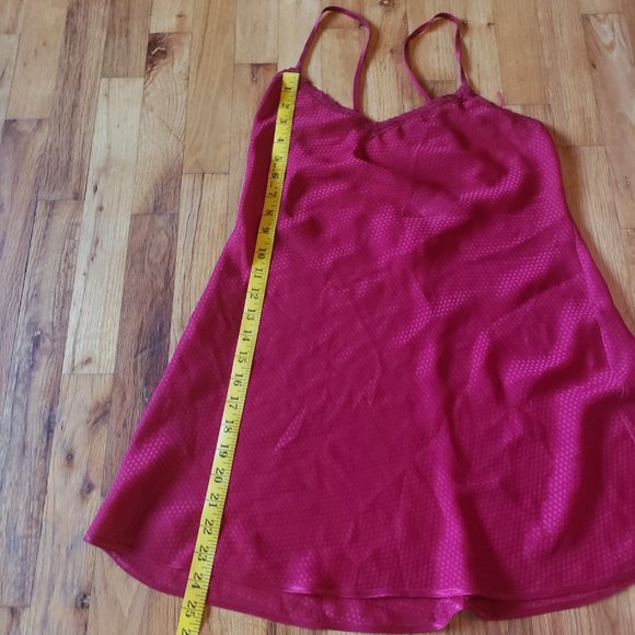 Sheer polka dot maroon LaSenza slip - Picture 5 of 6